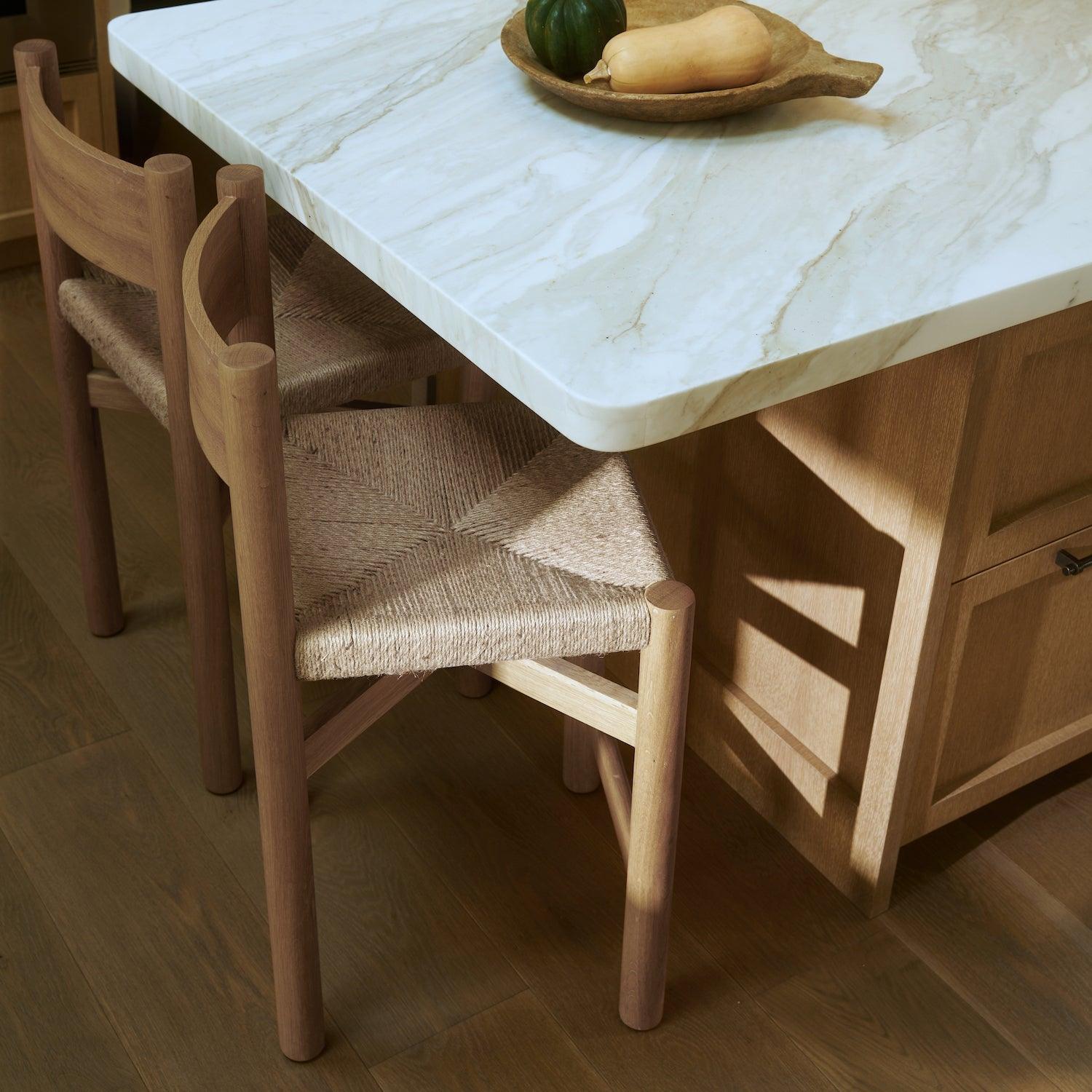 Tabouret de bar Nonna - Chêne chaud 