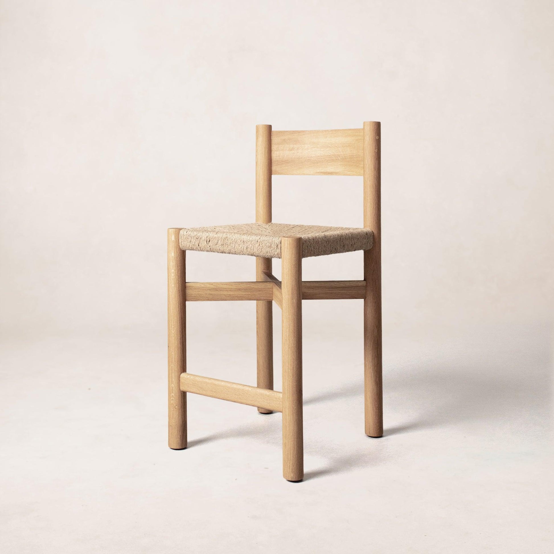 Tabouret de bar Nonna - Chêne chaud 