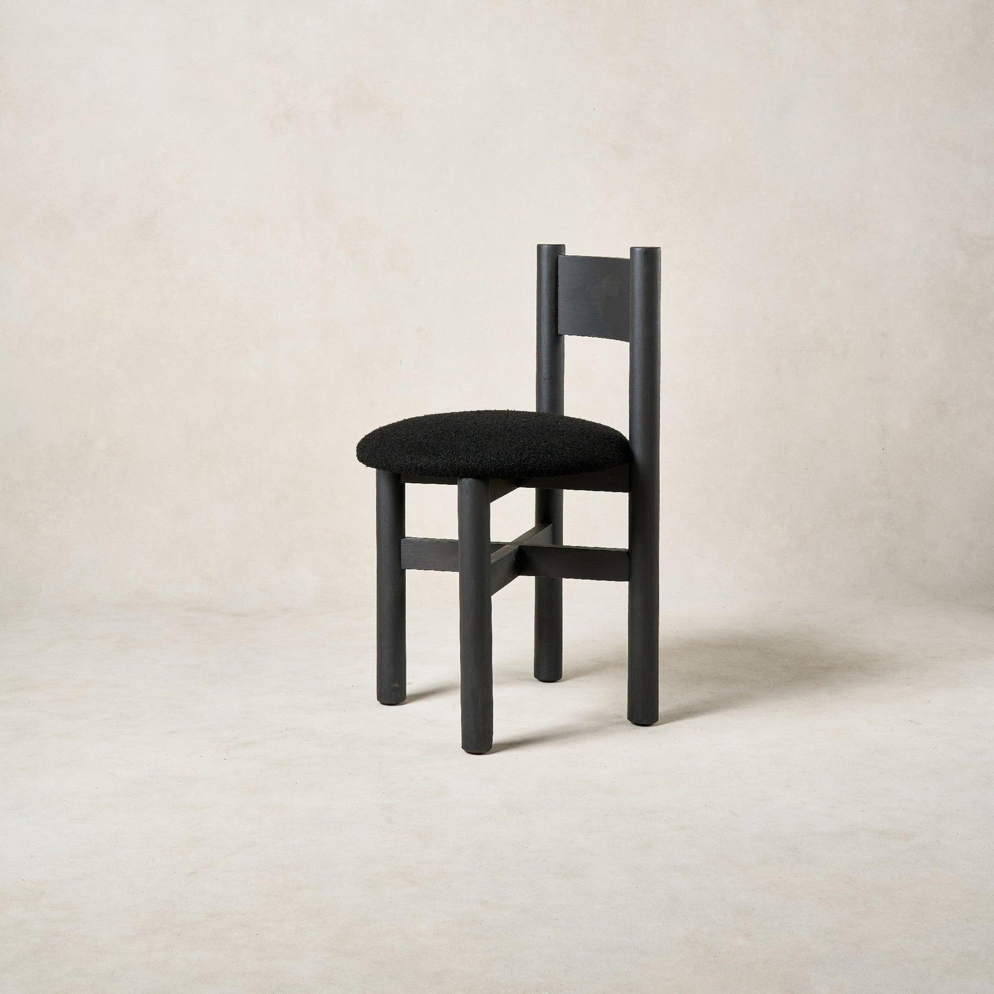 Chaise de salle à manger Teddy - Noir