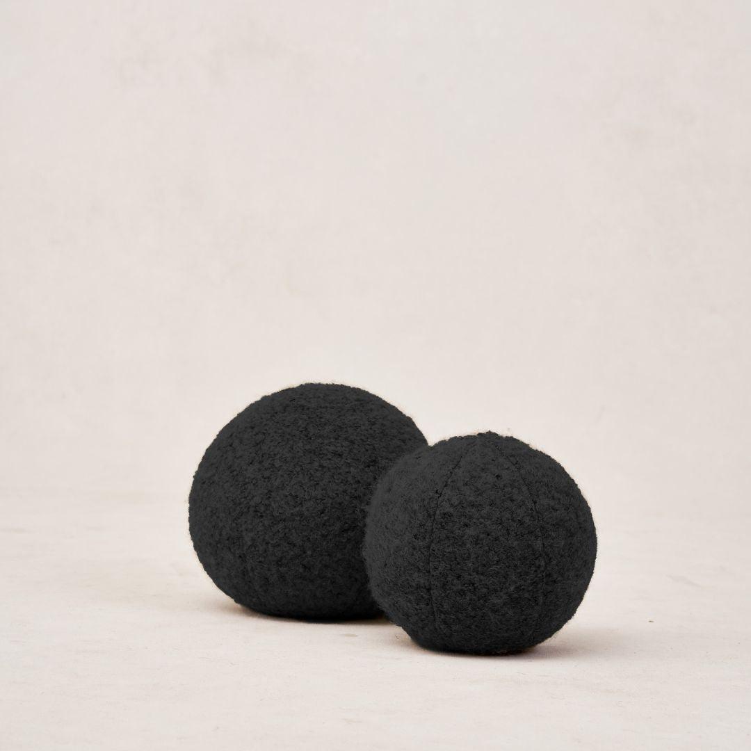 Coussin Teddy Sphere - Noir