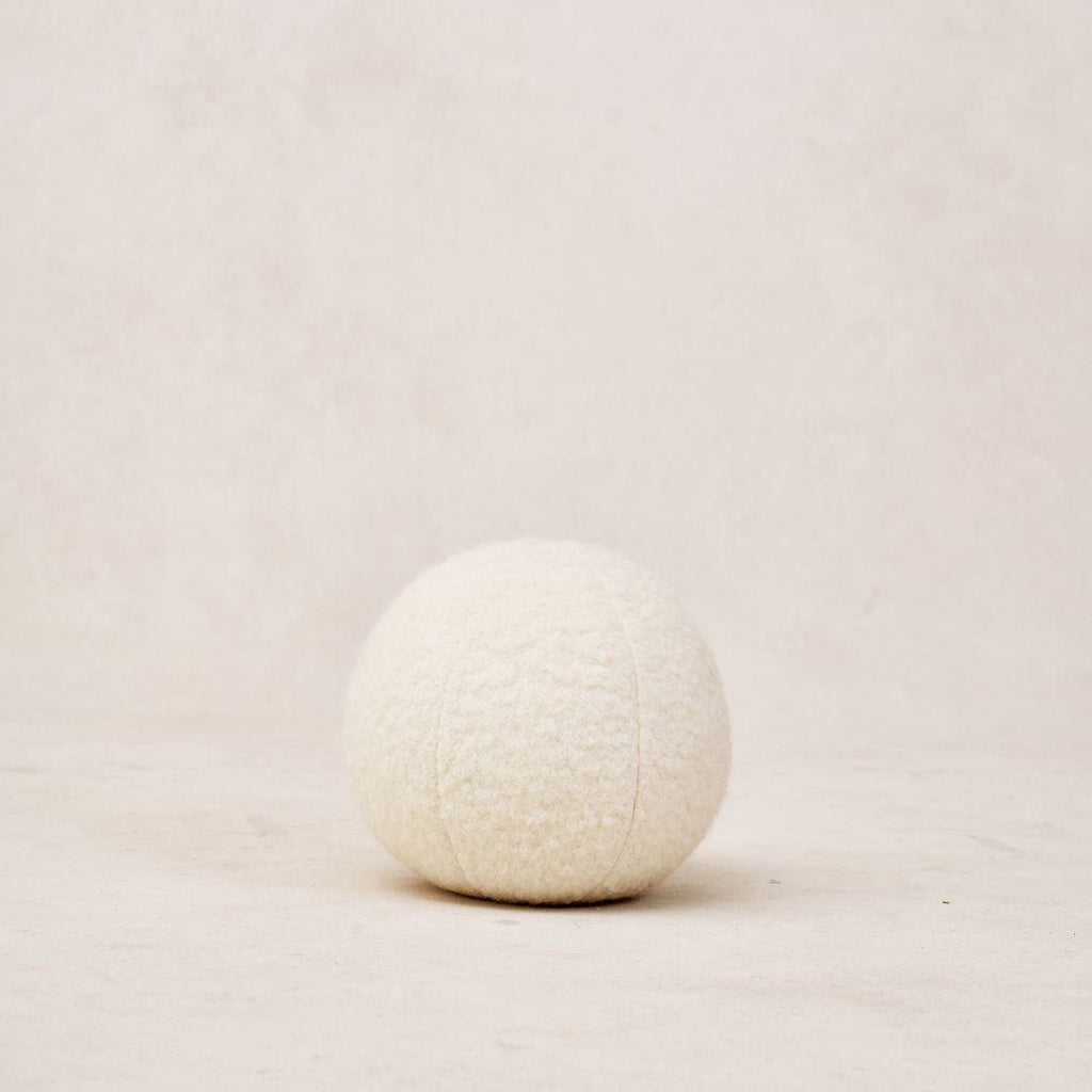 Coussin Teddy Sphere - Ivoire