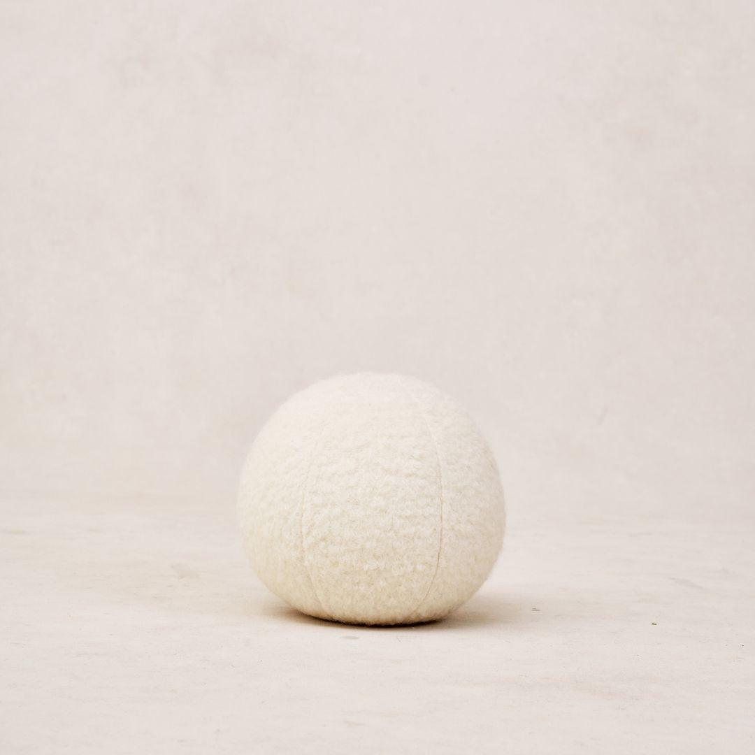 Coussin Teddy Sphere - Ivoire